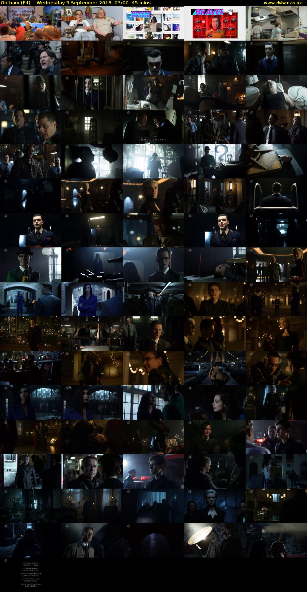Gotham (E4) Wednesday 5 September 2018 03:00 - 03:45