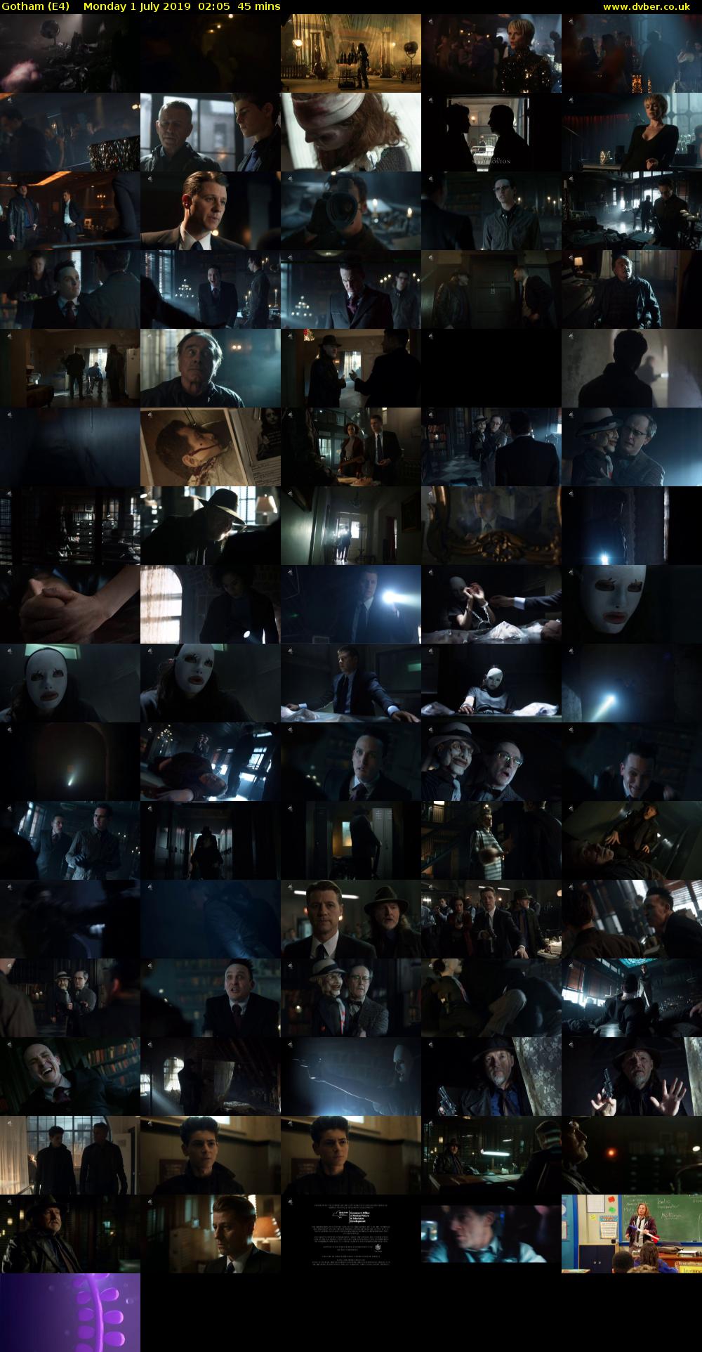 Gotham (E4) Monday 1 July 2019 02:05 - 02:50