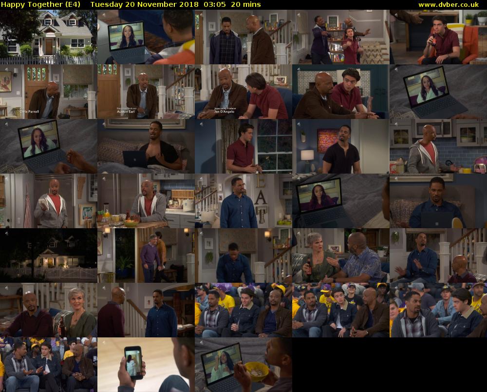 Happy Together (E4) Tuesday 20 November 2018 03:05 - 03:25