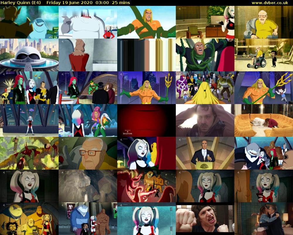 Harley Quinn (E4) Friday 19 June 2020 03:00 - 03:25