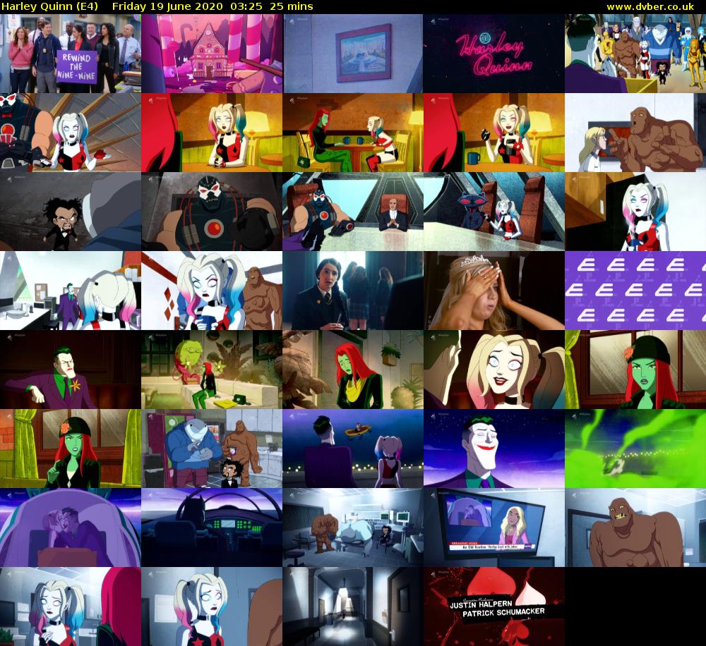 Harley Quinn (E4) Friday 19 June 2020 03:25 - 03:50