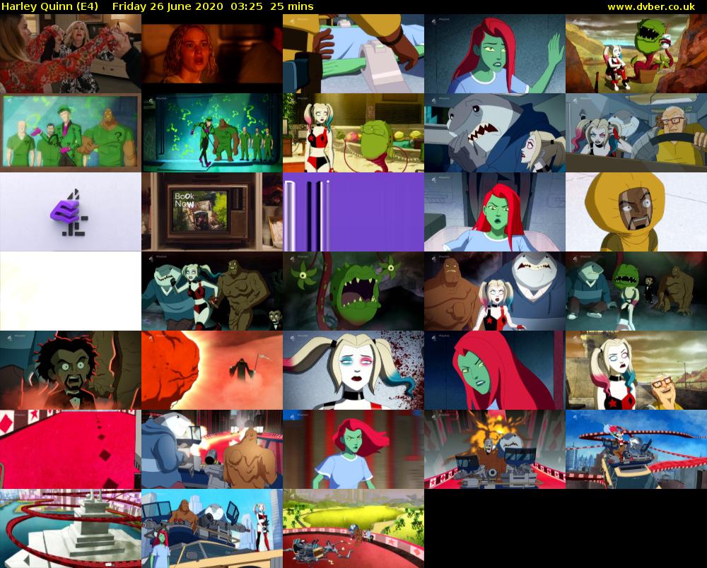 Harley Quinn (E4) Friday 26 June 2020 03:25 - 03:50