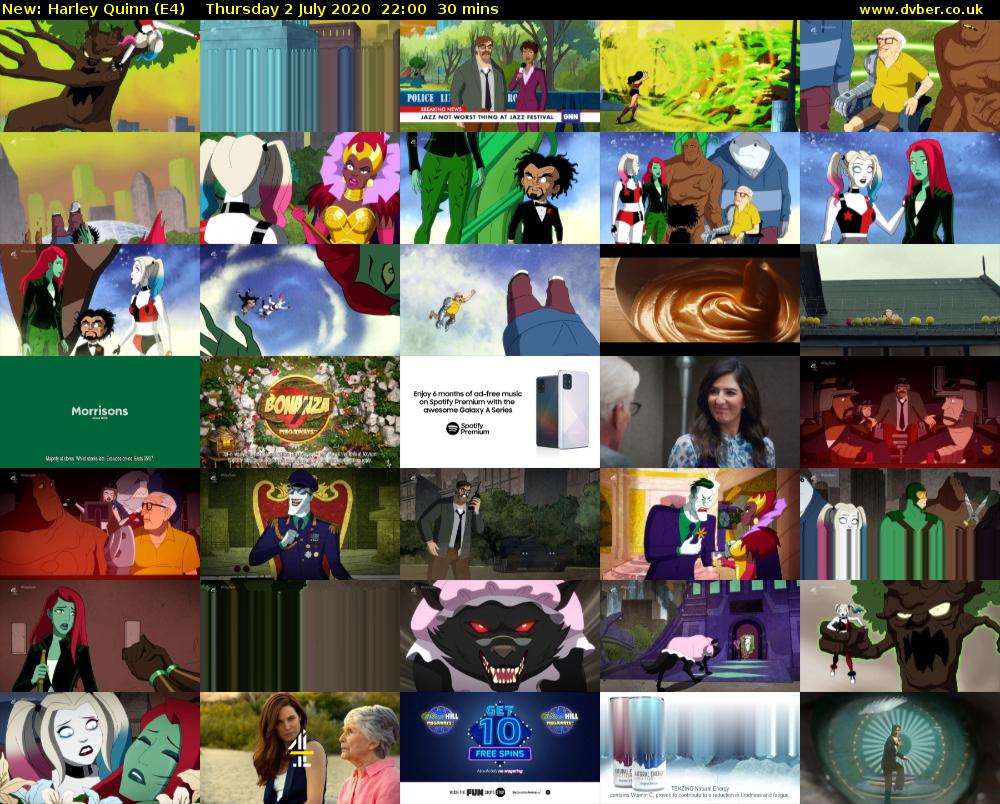 Harley Quinn (E4) Thursday 2 July 2020 22:00 - 22:30