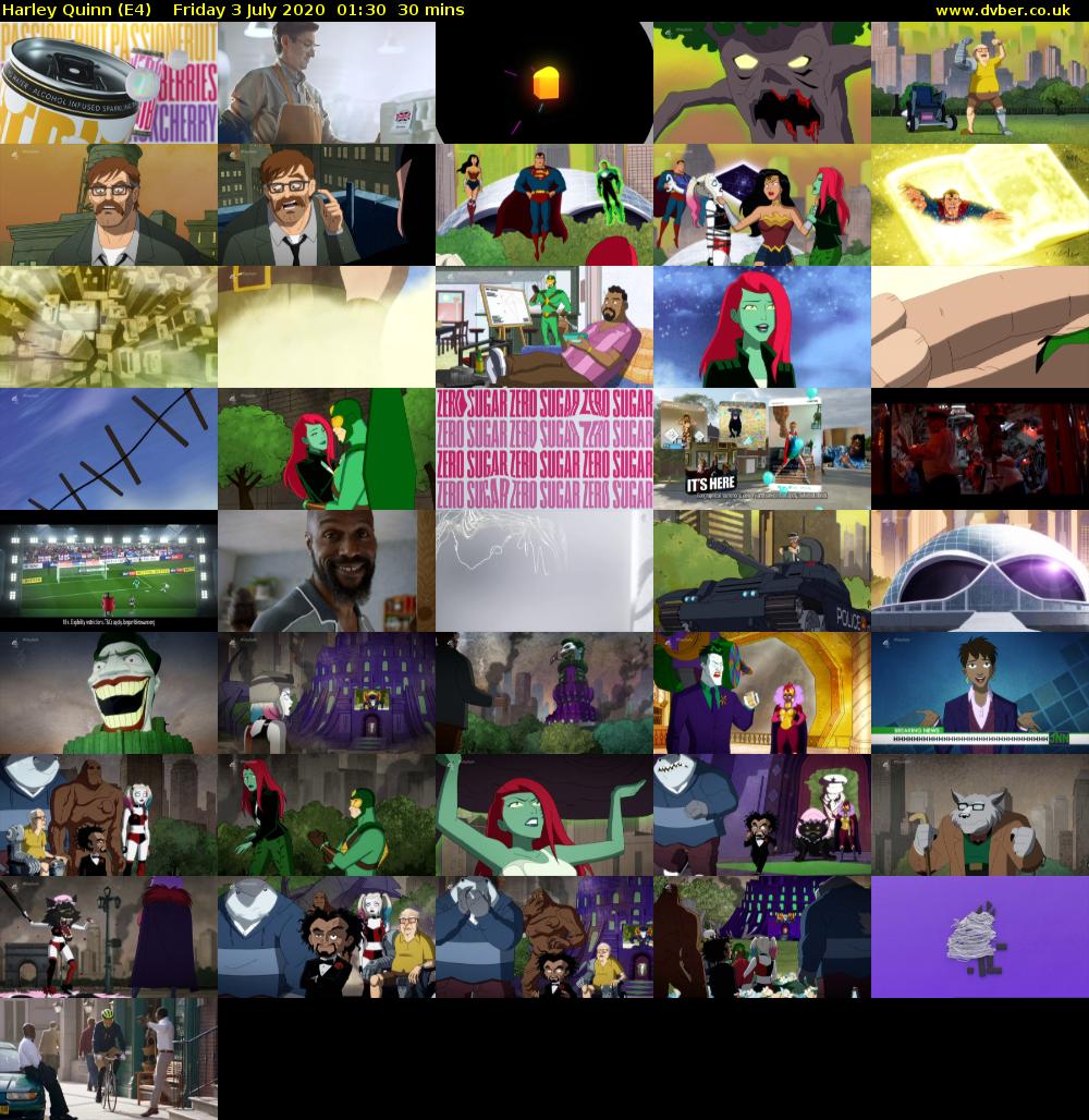 Harley Quinn (E4) Friday 3 July 2020 01:30 - 02:00