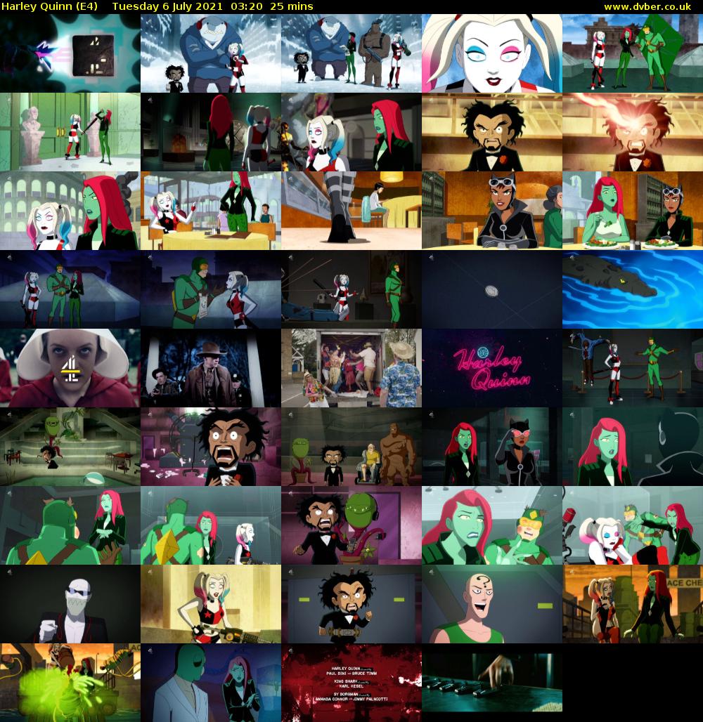 Harley Quinn (E4) Tuesday 6 July 2021 03:20 - 03:45
