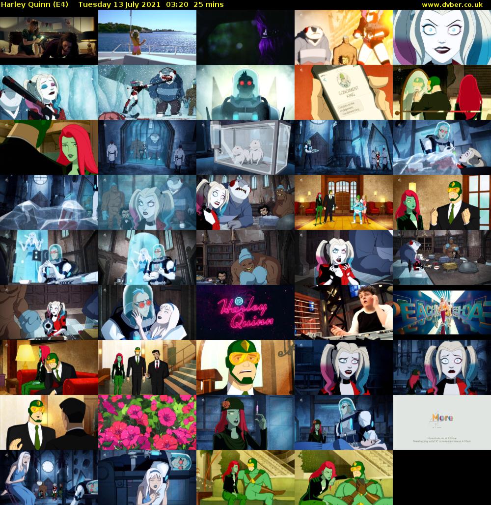 Harley Quinn (E4) Tuesday 13 July 2021 03:20 - 03:45