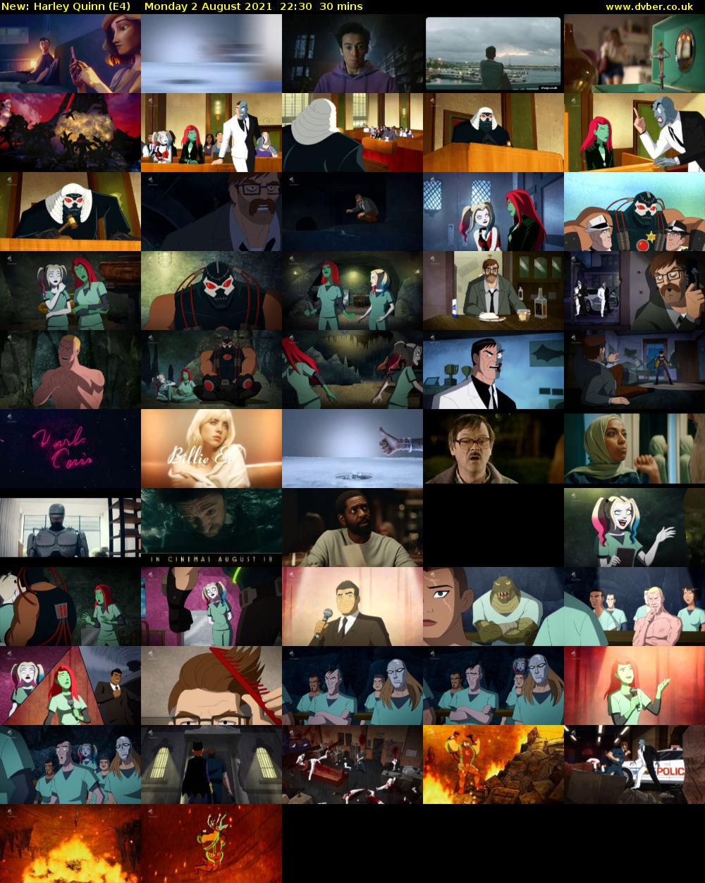 Harley Quinn (E4) Monday 2 August 2021 22:30 - 23:00
