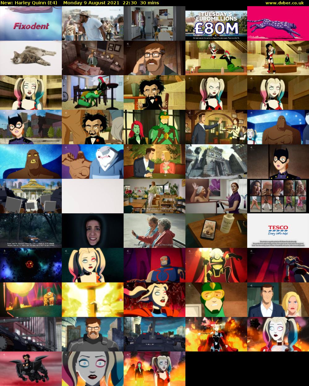 Harley Quinn (E4) Monday 9 August 2021 22:30 - 23:00