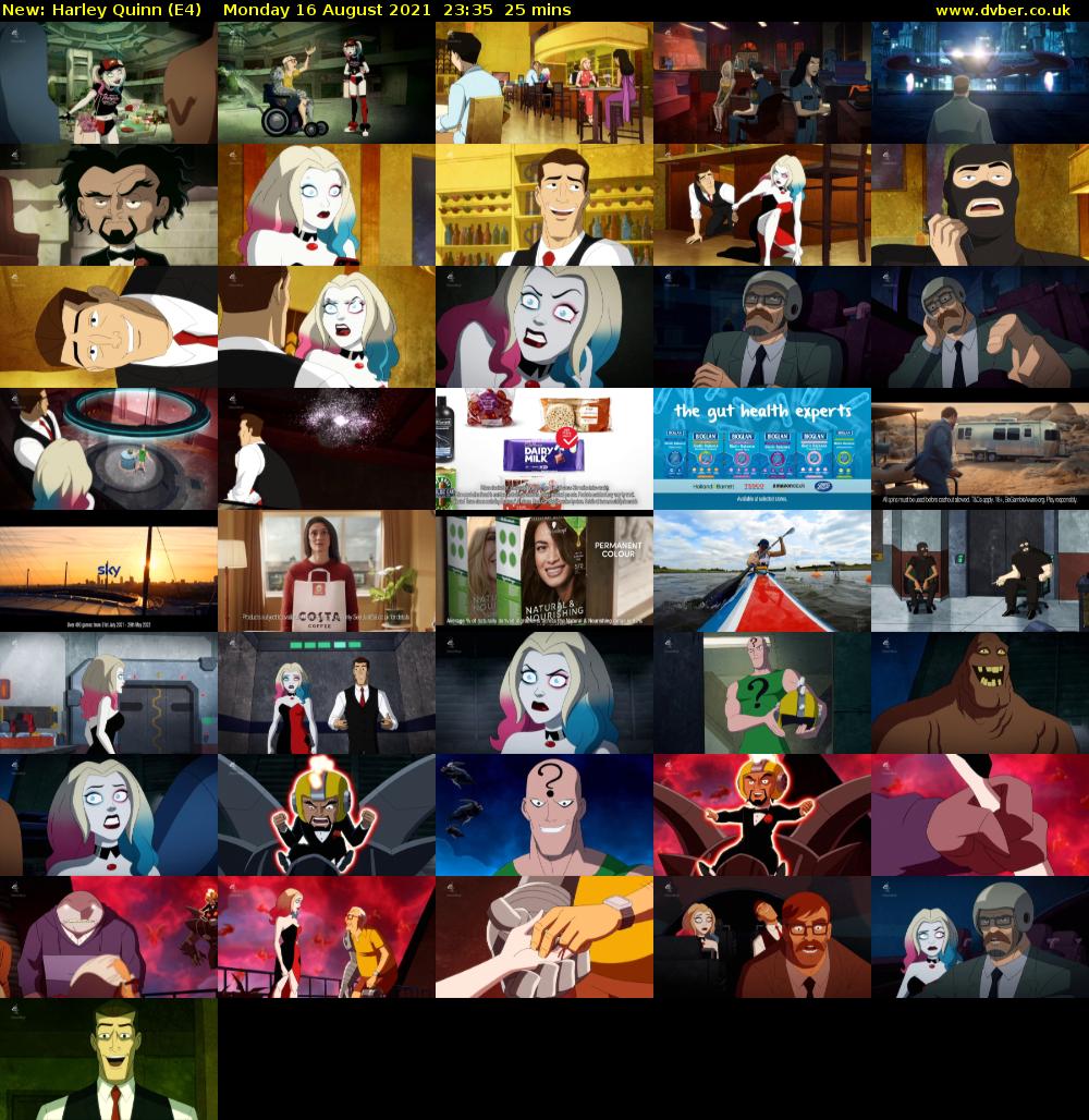 Harley Quinn (E4) Monday 16 August 2021 23:35 - 00:00
