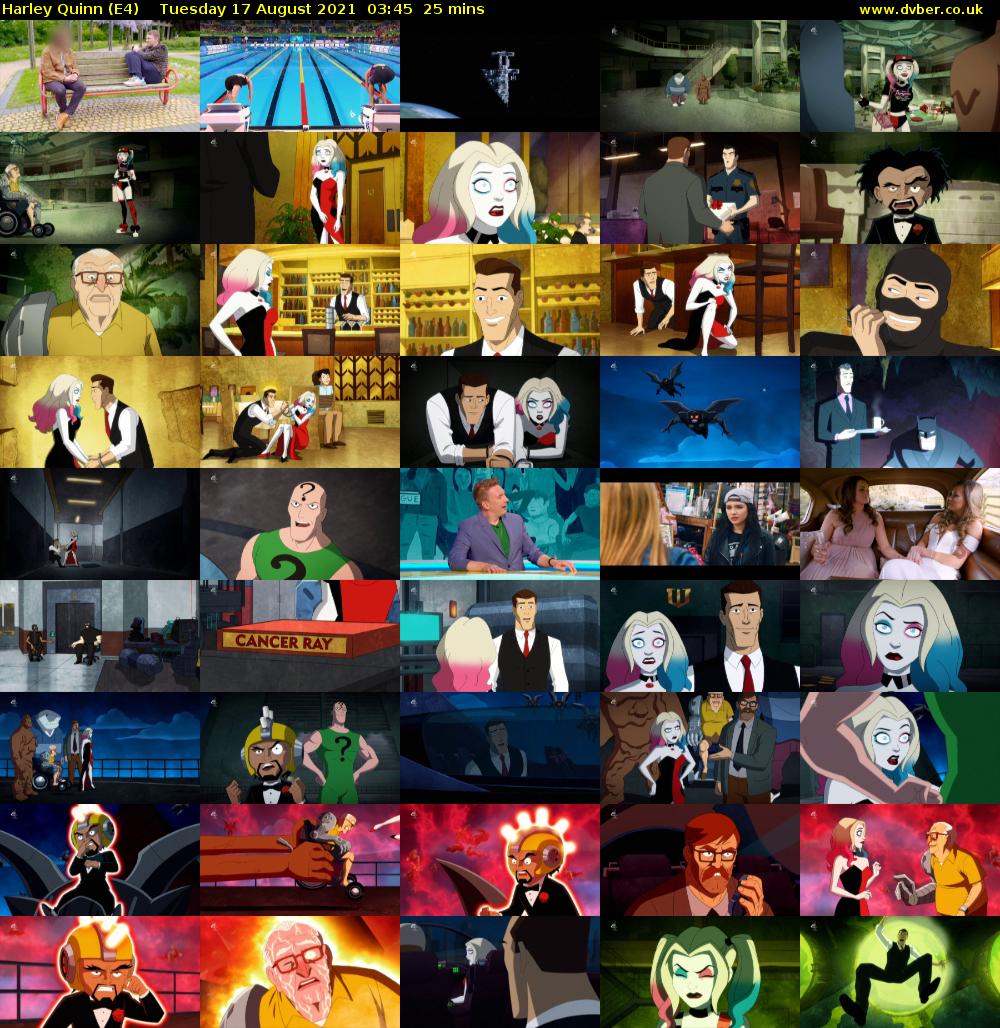 Harley Quinn (E4) Tuesday 17 August 2021 03:45 - 04:10
