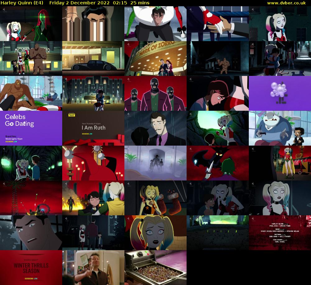 Harley Quinn (E4) Friday 2 December 2022 02:15 - 02:40