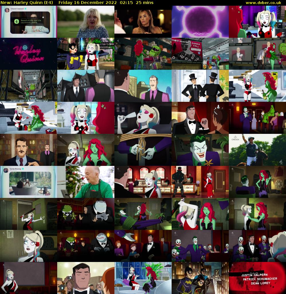 Harley Quinn (E4) Friday 16 December 2022 02:15 - 02:40