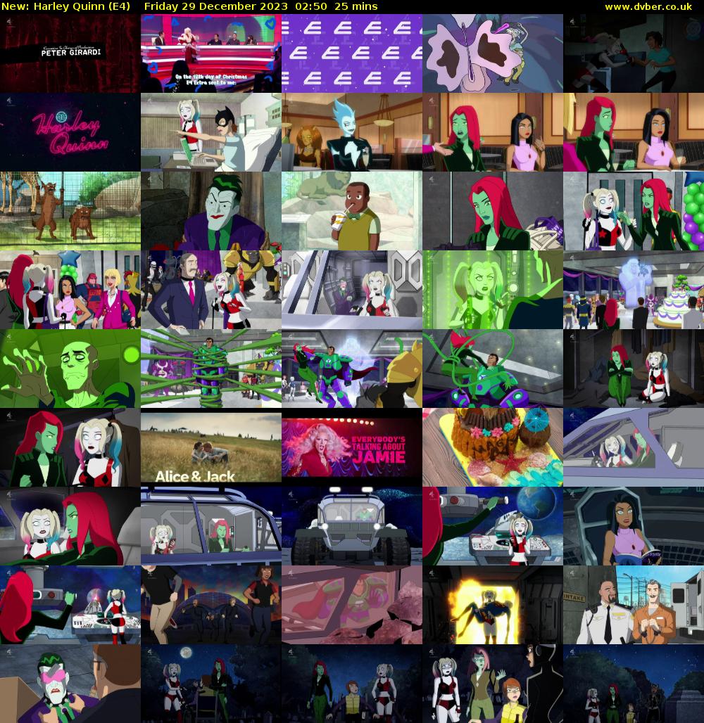 Harley Quinn (E4) Friday 29 December 2023 02:50 - 03:15