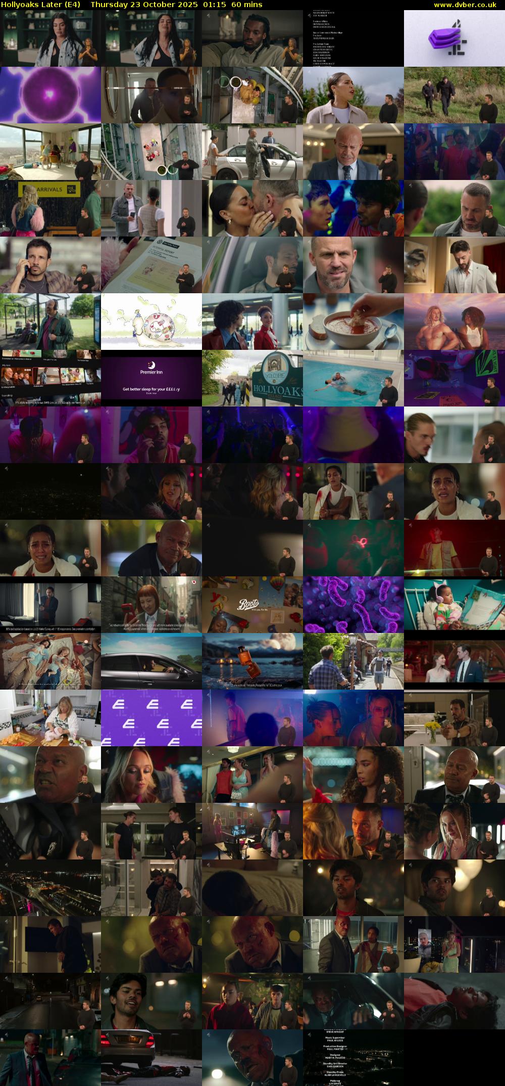 Hollyoaks Later (E4) Thursday 23 October 2025 01:15 - 02:15