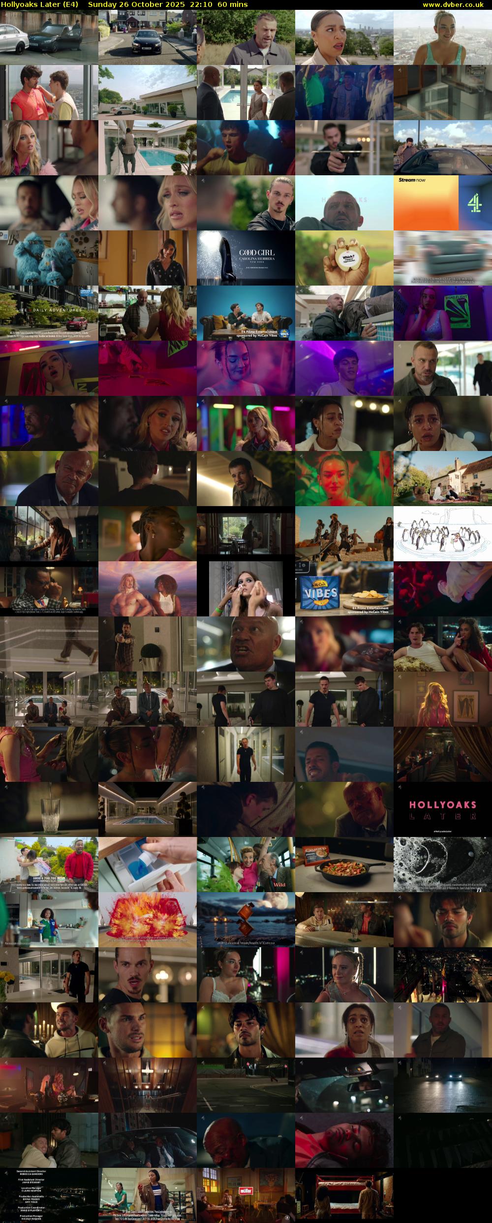 Hollyoaks Later (E4) Sunday 26 October 2025 22:10 - 23:10