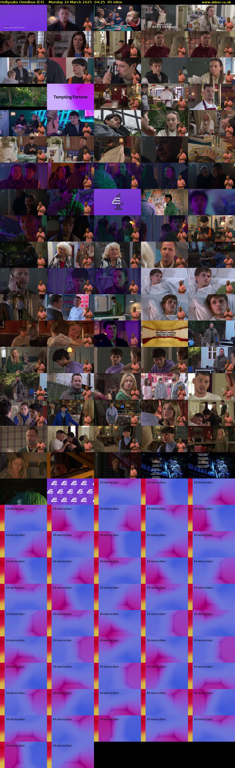 Hollyoaks Omnibus (E4) Monday 10 March 2025 04:25 - 06:00