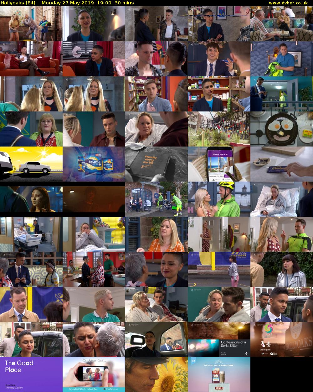Hollyoaks (E4) Monday 27 May 2019 19:00 - 19:30