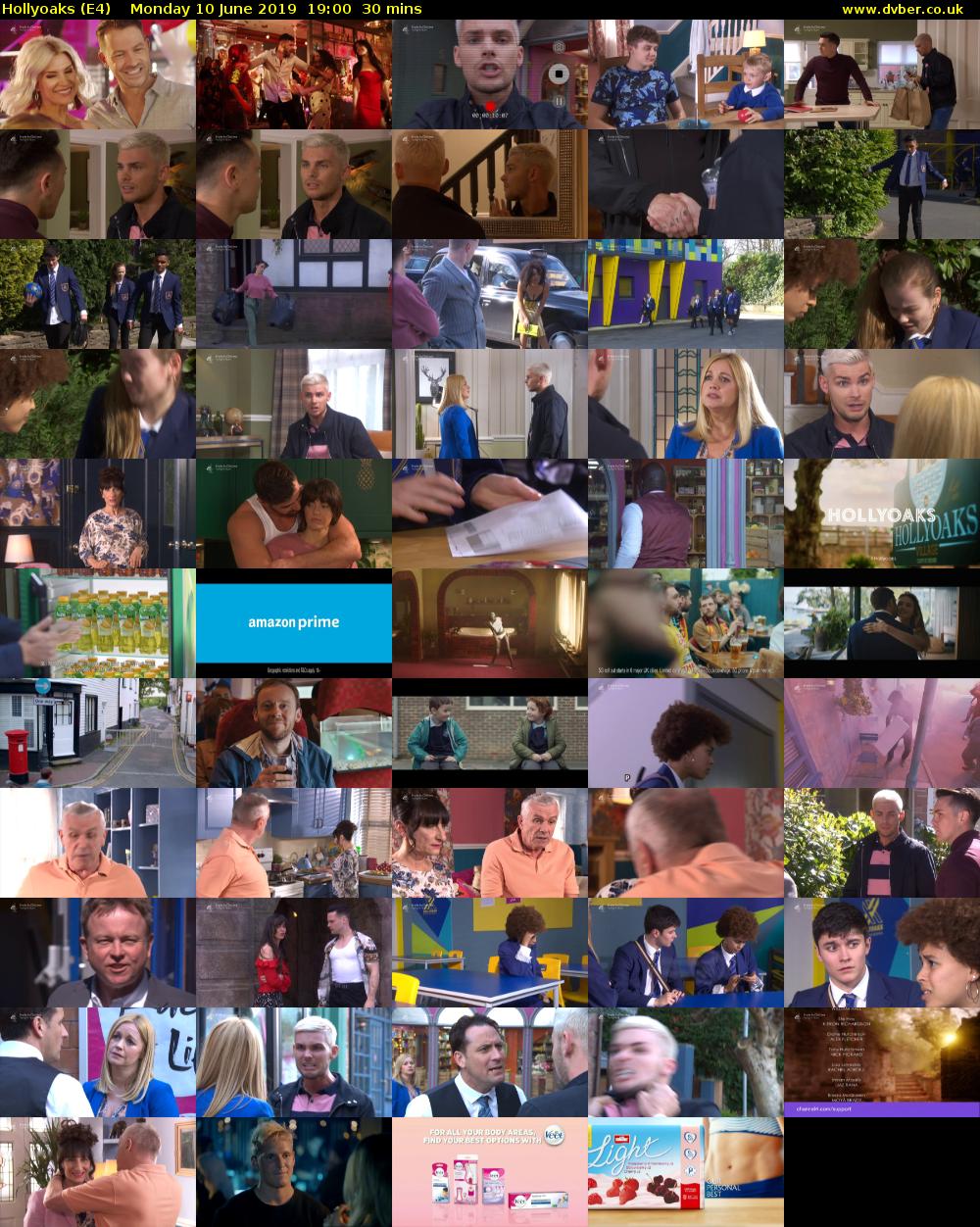 Hollyoaks (E4) Monday 10 June 2019 19:00 - 19:30