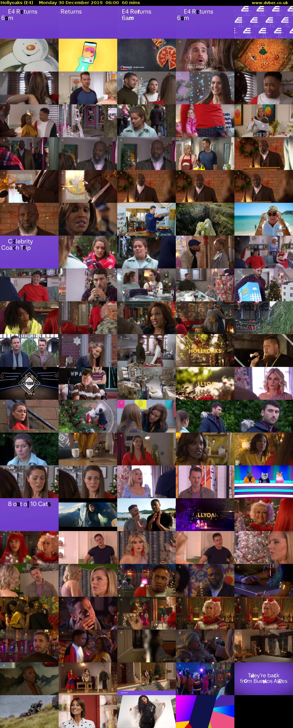 Hollyoaks (E4) Monday 30 December 2019 06:00 - 07:00
