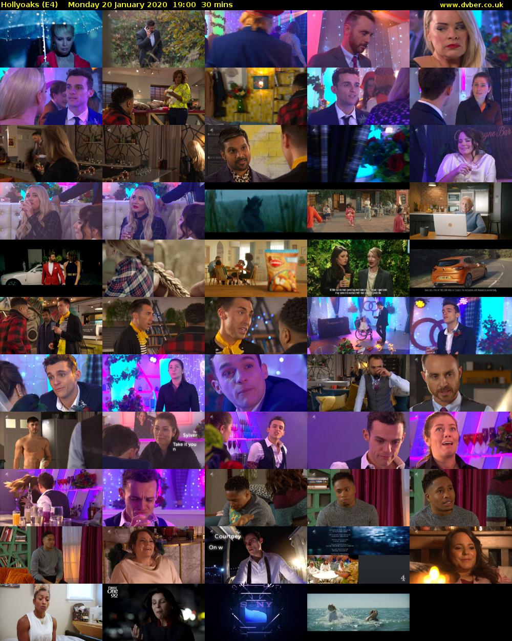 Hollyoaks (E4) Monday 20 January 2020 19:00 - 19:30