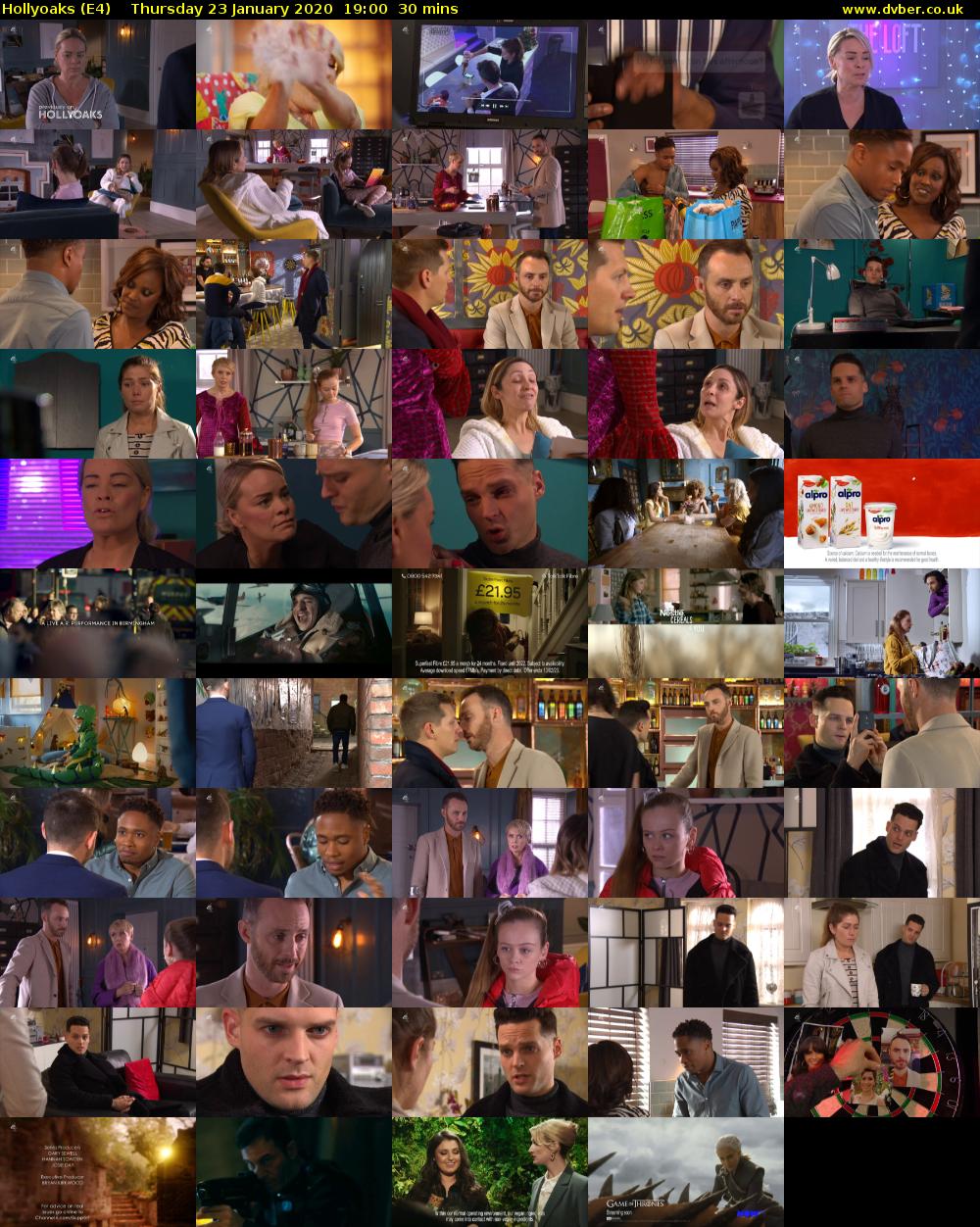 Hollyoaks (E4) Thursday 23 January 2020 19:00 - 19:30