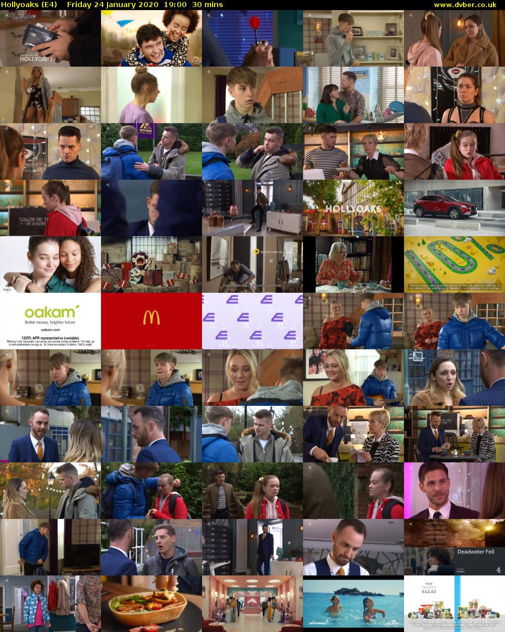 Hollyoaks (E4) Friday 24 January 2020 19:00 - 19:30