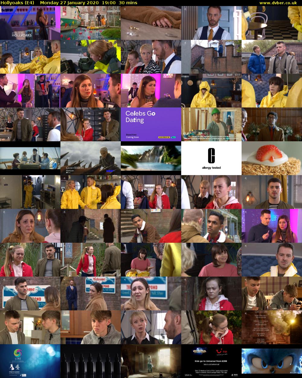 Hollyoaks (E4) Monday 27 January 2020 19:00 - 19:30
