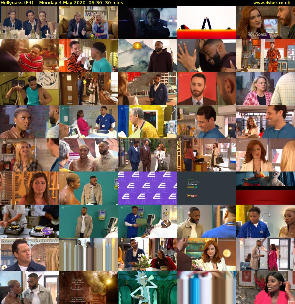 Hollyoaks (E4) Monday 4 May 2020 06:30 - 07:00