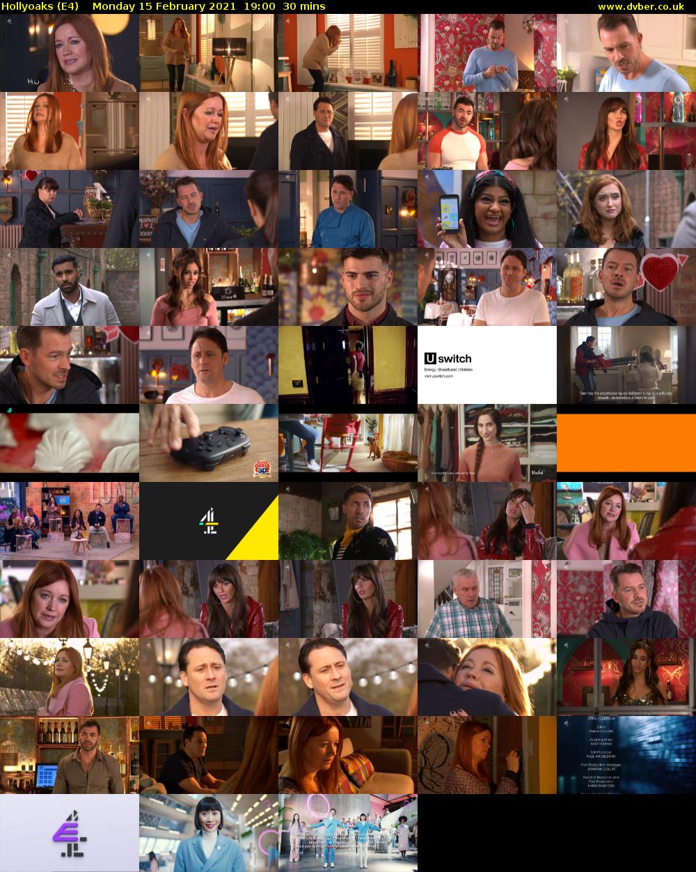 Hollyoaks (E4) Monday 15 February 2021 19:00 - 19:30