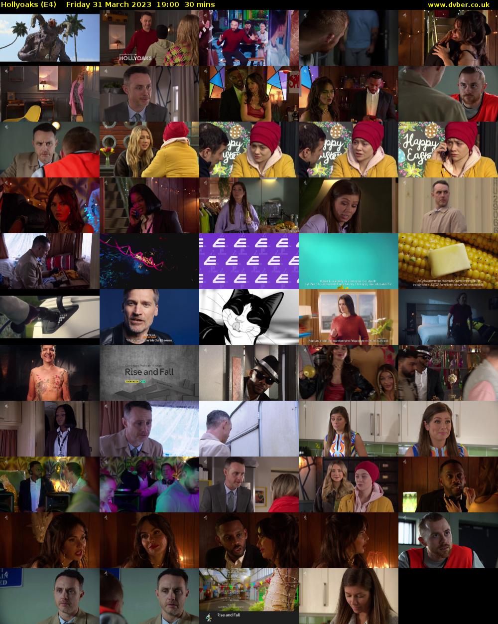 Hollyoaks (E4) Friday 31 March 2023 19:00 - 19:30