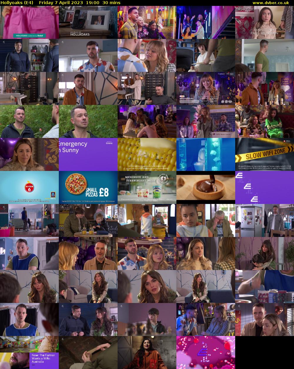 Hollyoaks (E4) Friday 7 April 2023 19:00 - 19:30