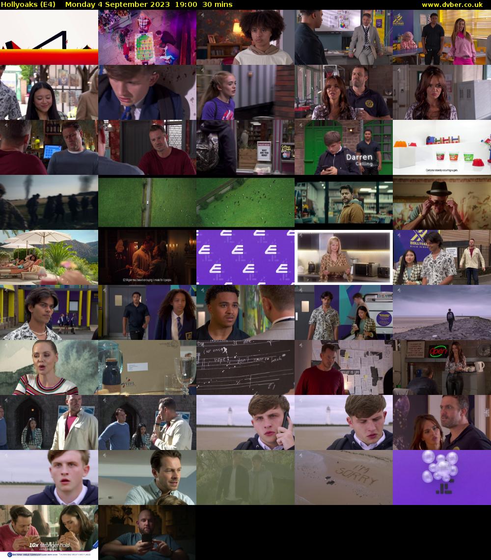 Hollyoaks (E4) Monday 4 September 2023 19:00 - 19:30