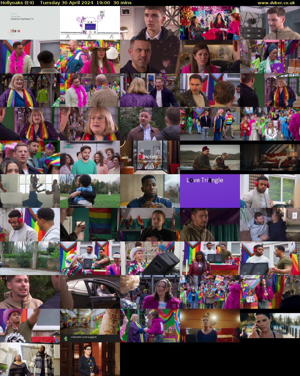 Hollyoaks (E4) Tuesday 30 April 2024 19:00 - 19:30