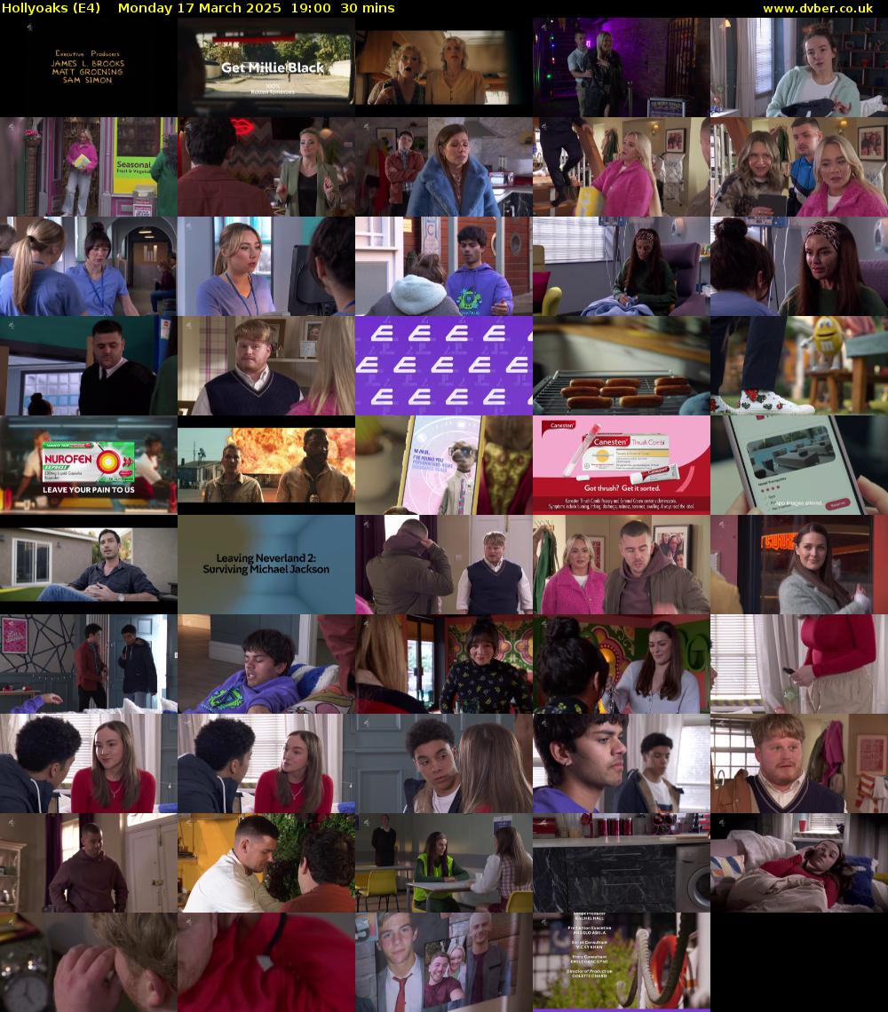 Hollyoaks (E4) Monday 17 March 2025 19:00 - 19:30