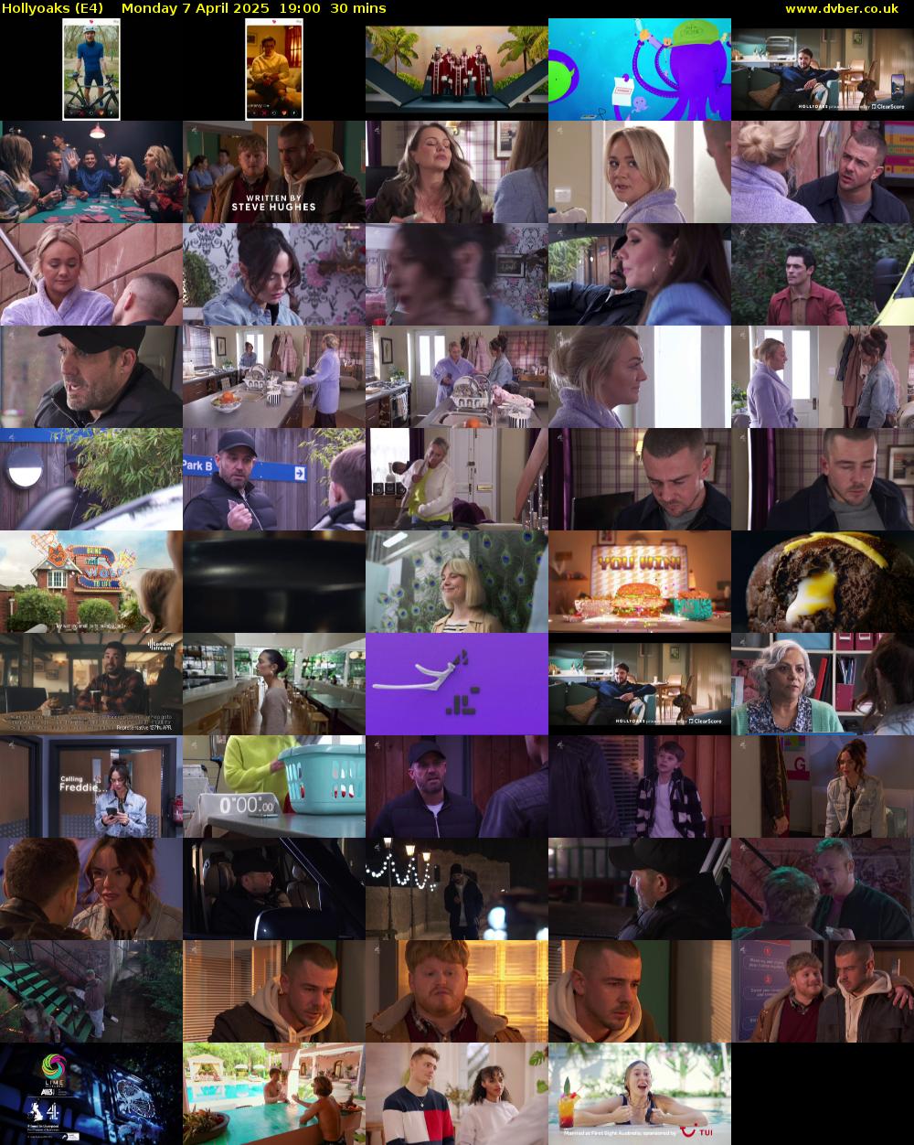 Hollyoaks (E4) Monday 7 April 2025 19:00 - 19:30