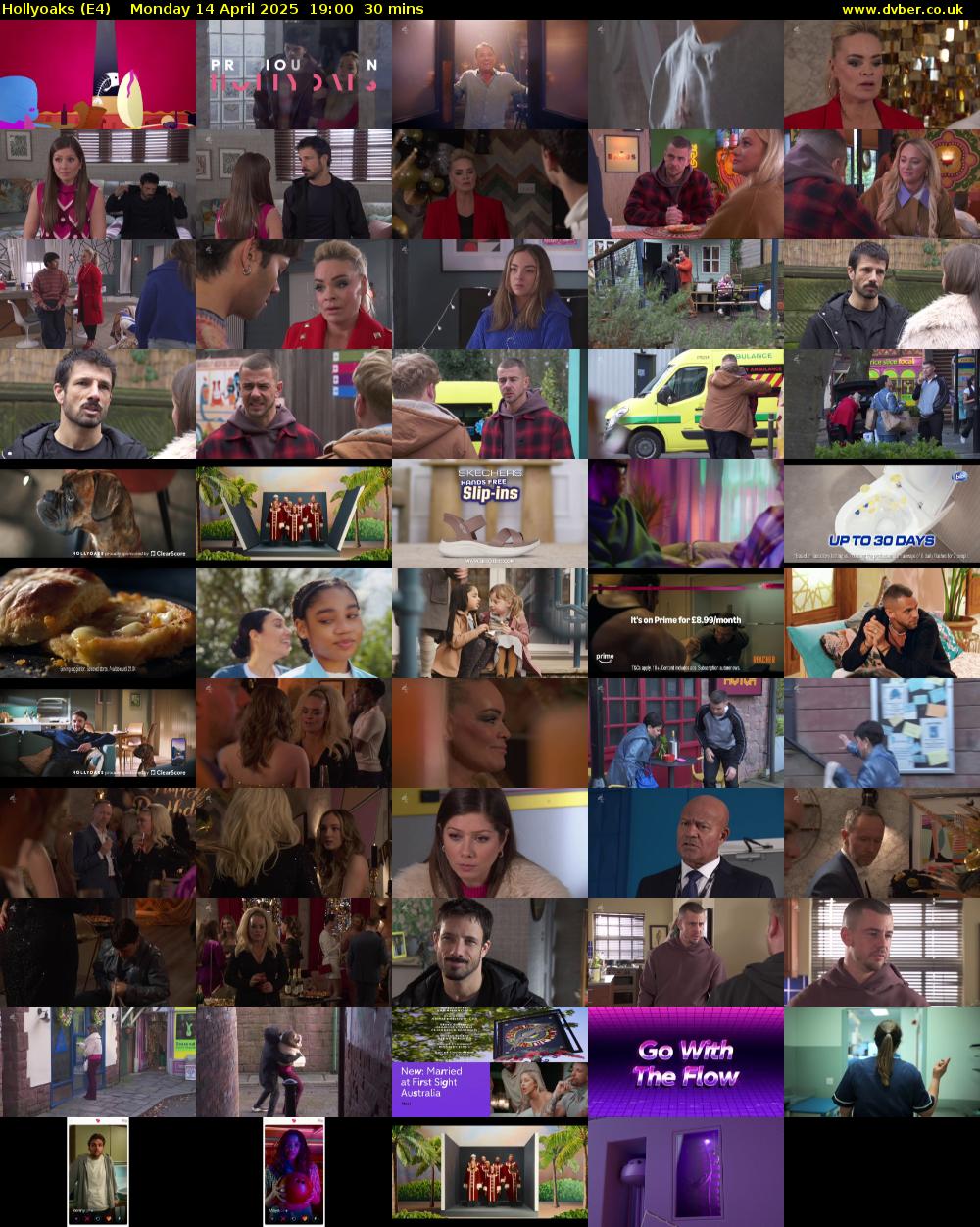 Hollyoaks (E4) Monday 14 April 2025 19:00 - 19:30