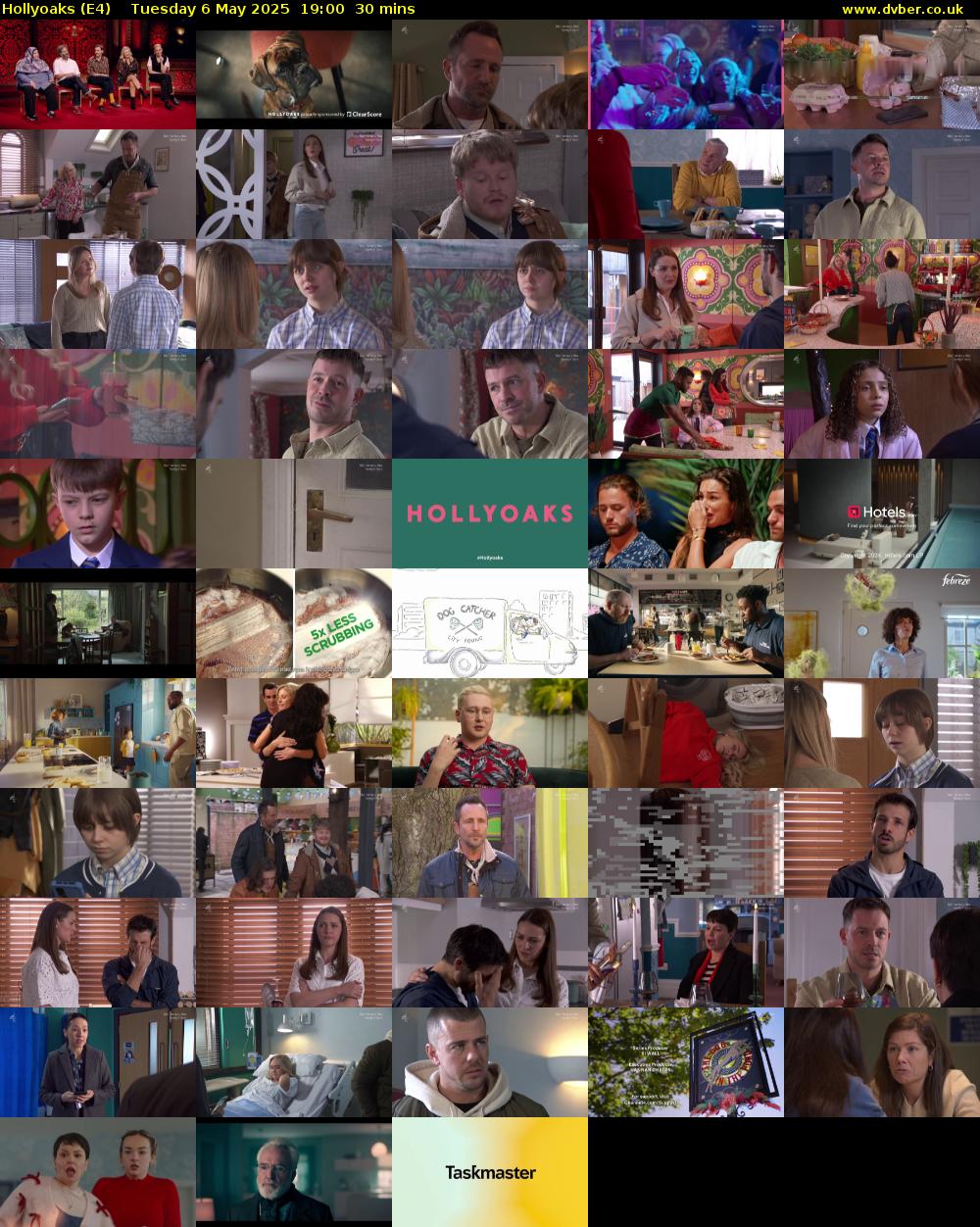 Hollyoaks (E4) Tuesday 6 May 2025 19:00 - 19:30