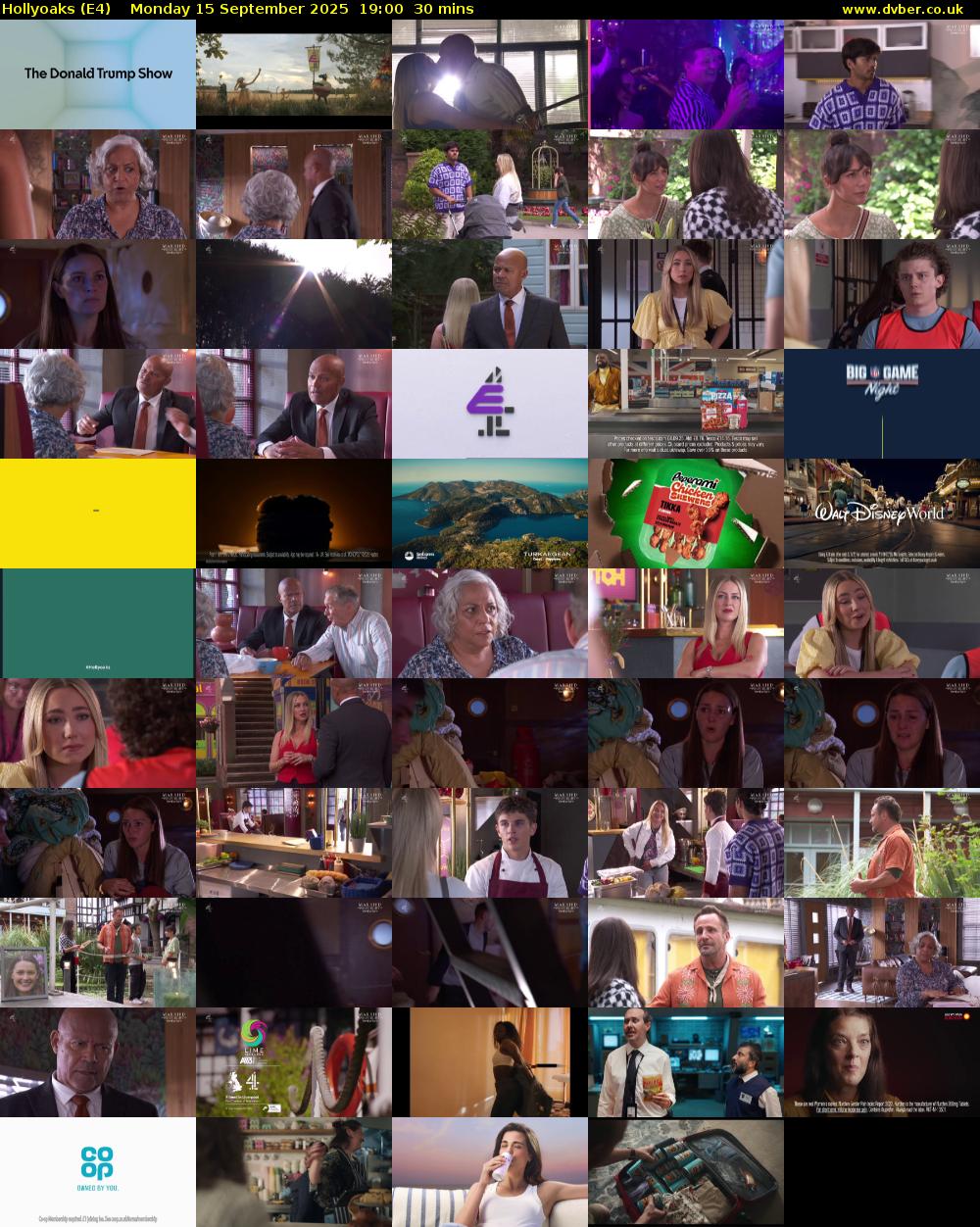 Hollyoaks (E4) Monday 15 September 2025 19:00 - 19:30