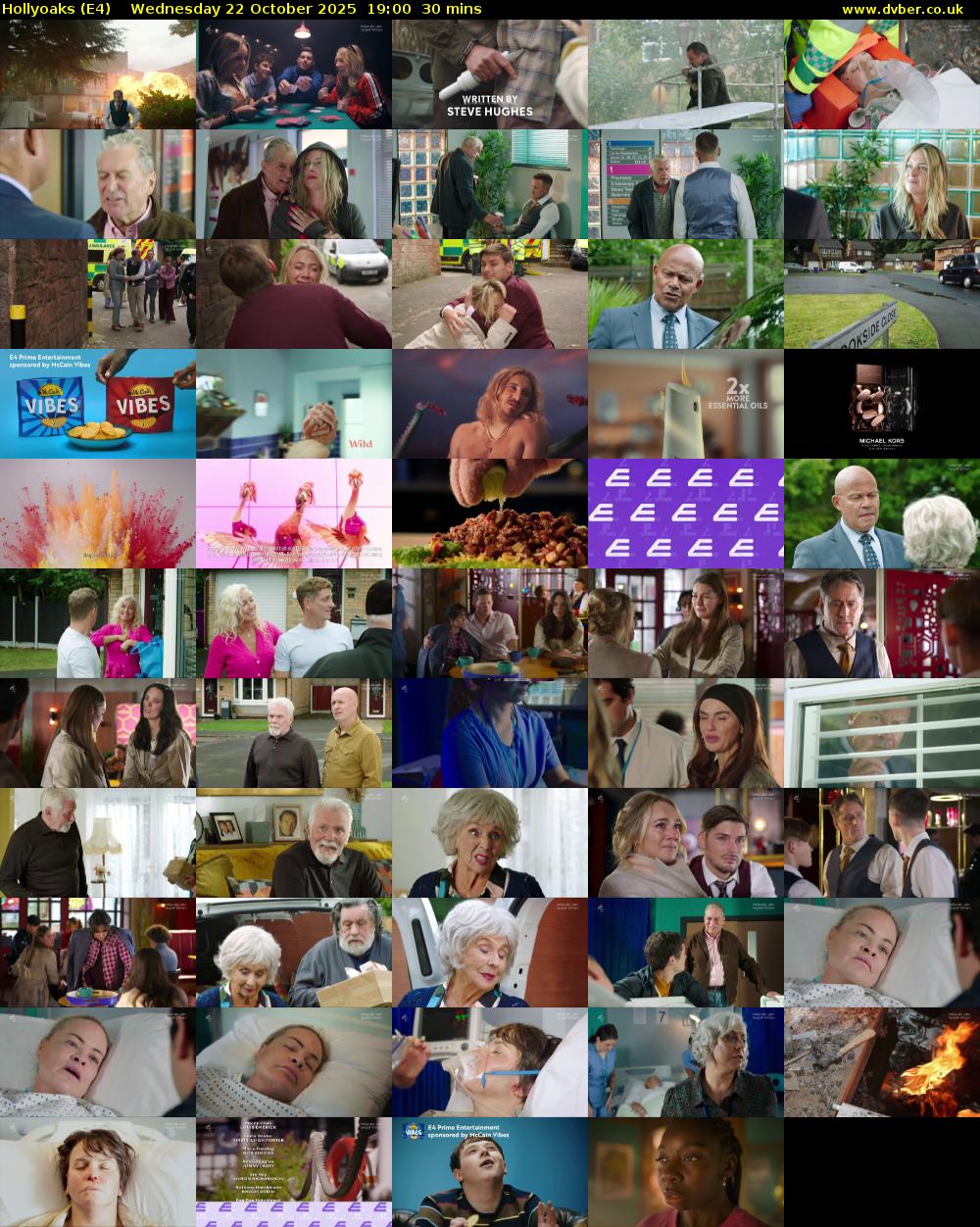 Hollyoaks (E4) Wednesday 22 October 2025 19:00 - 19:30