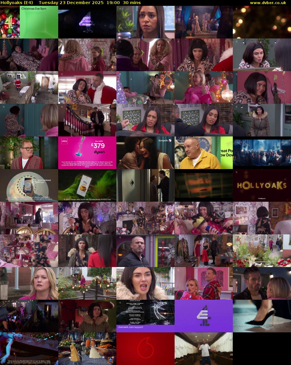 Hollyoaks (E4) Tuesday 23 December 2025 19:00 - 19:30