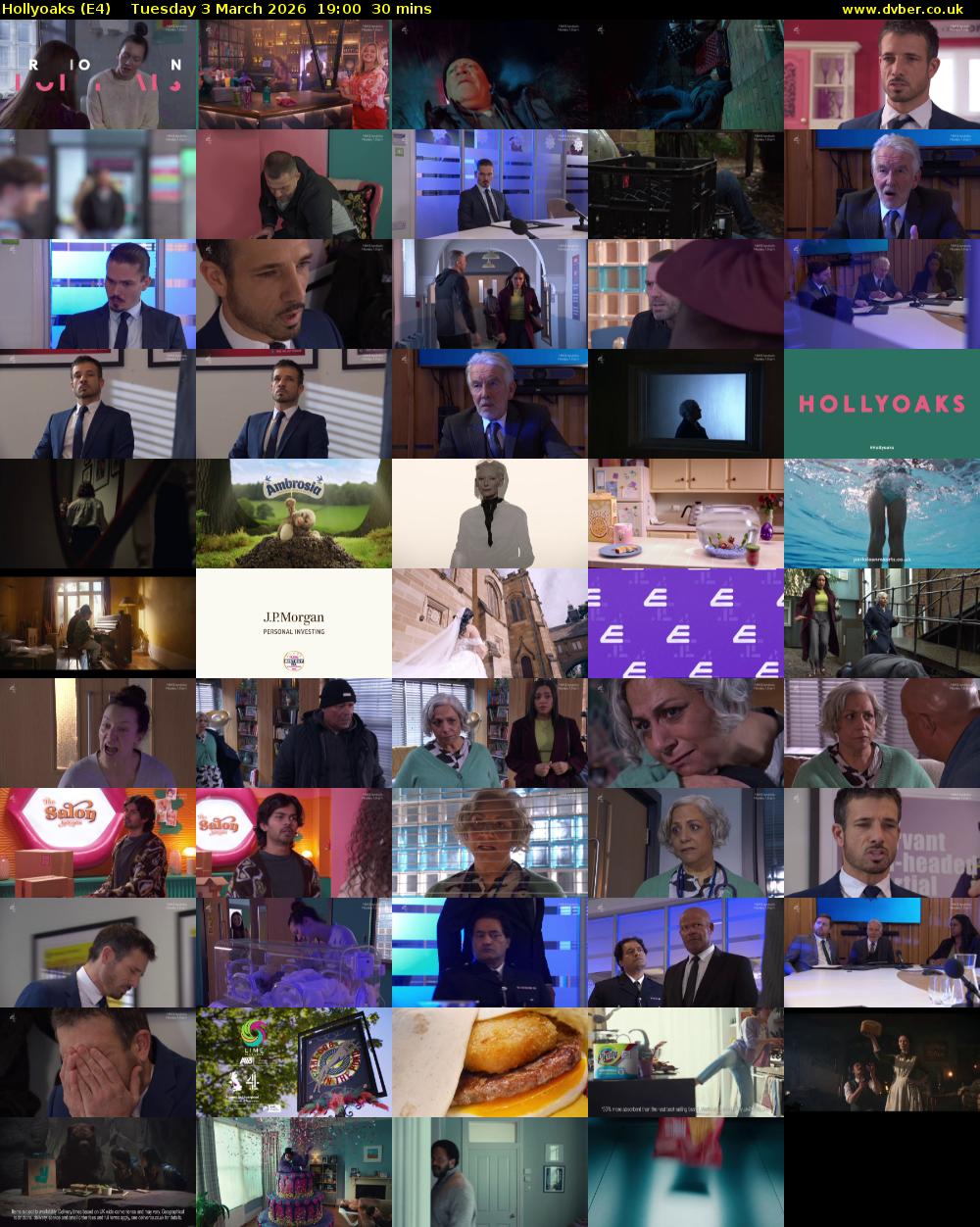 Hollyoaks (E4) Tuesday 3 March 2026 19:00 - 19:30