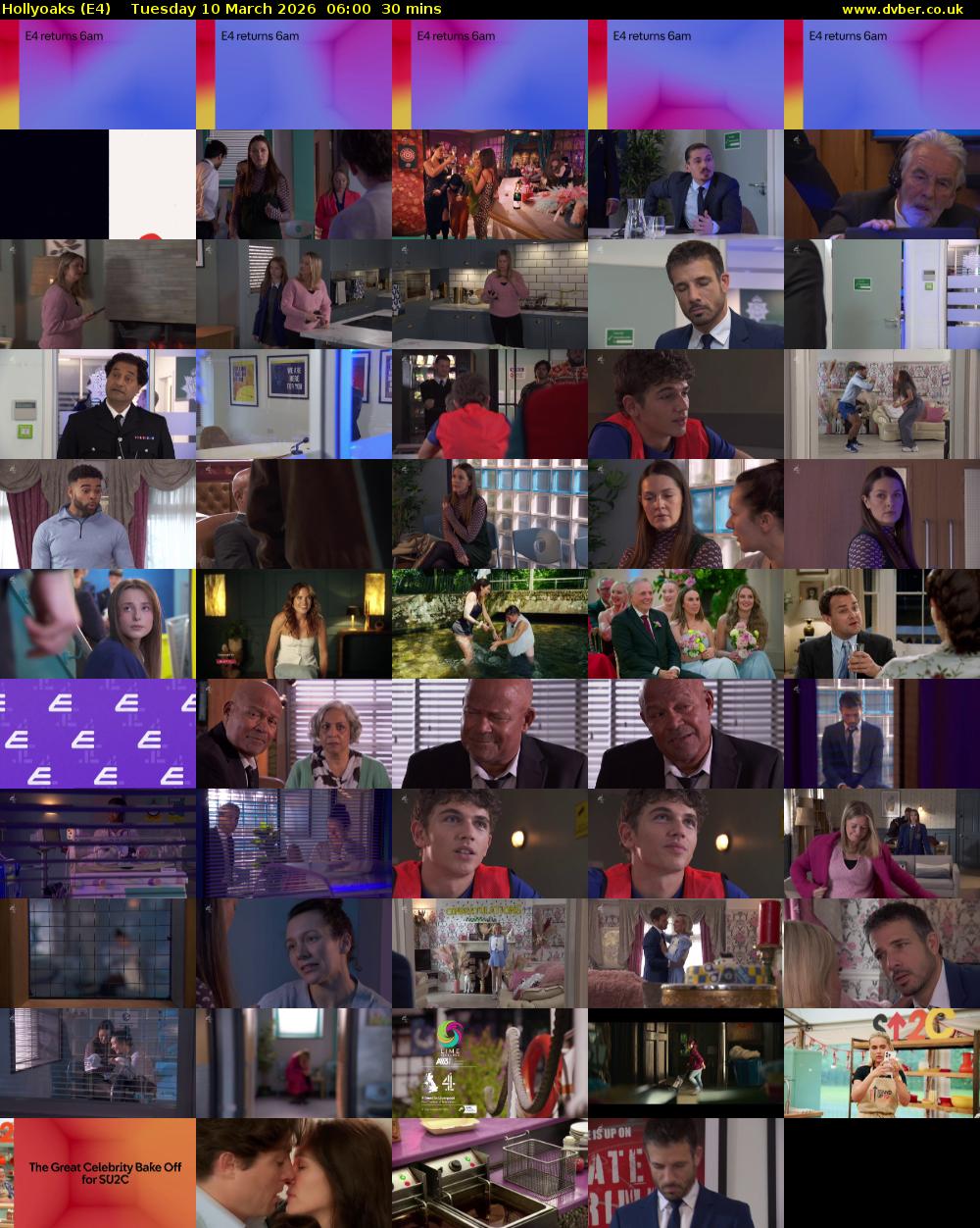 Hollyoaks (E4) Tuesday 10 March 2026 06:00 - 06:30