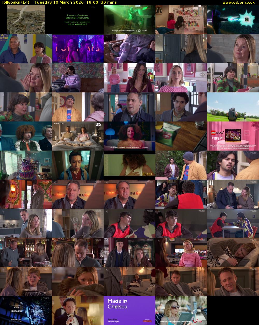 Hollyoaks (E4) Tuesday 10 March 2026 19:00 - 19:30