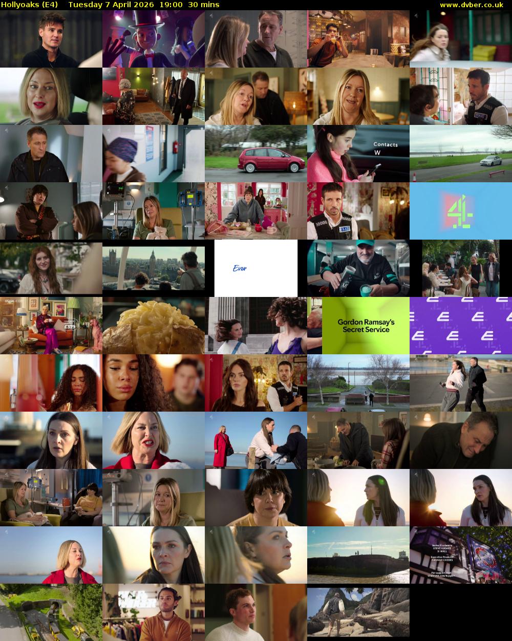 Hollyoaks (E4) Tuesday 7 April 2026 19:00 - 19:30