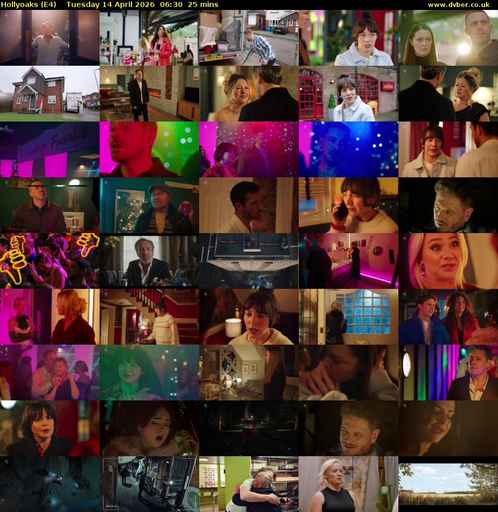 Hollyoaks (E4) Tuesday 14 April 2026 06:30 - 06:55