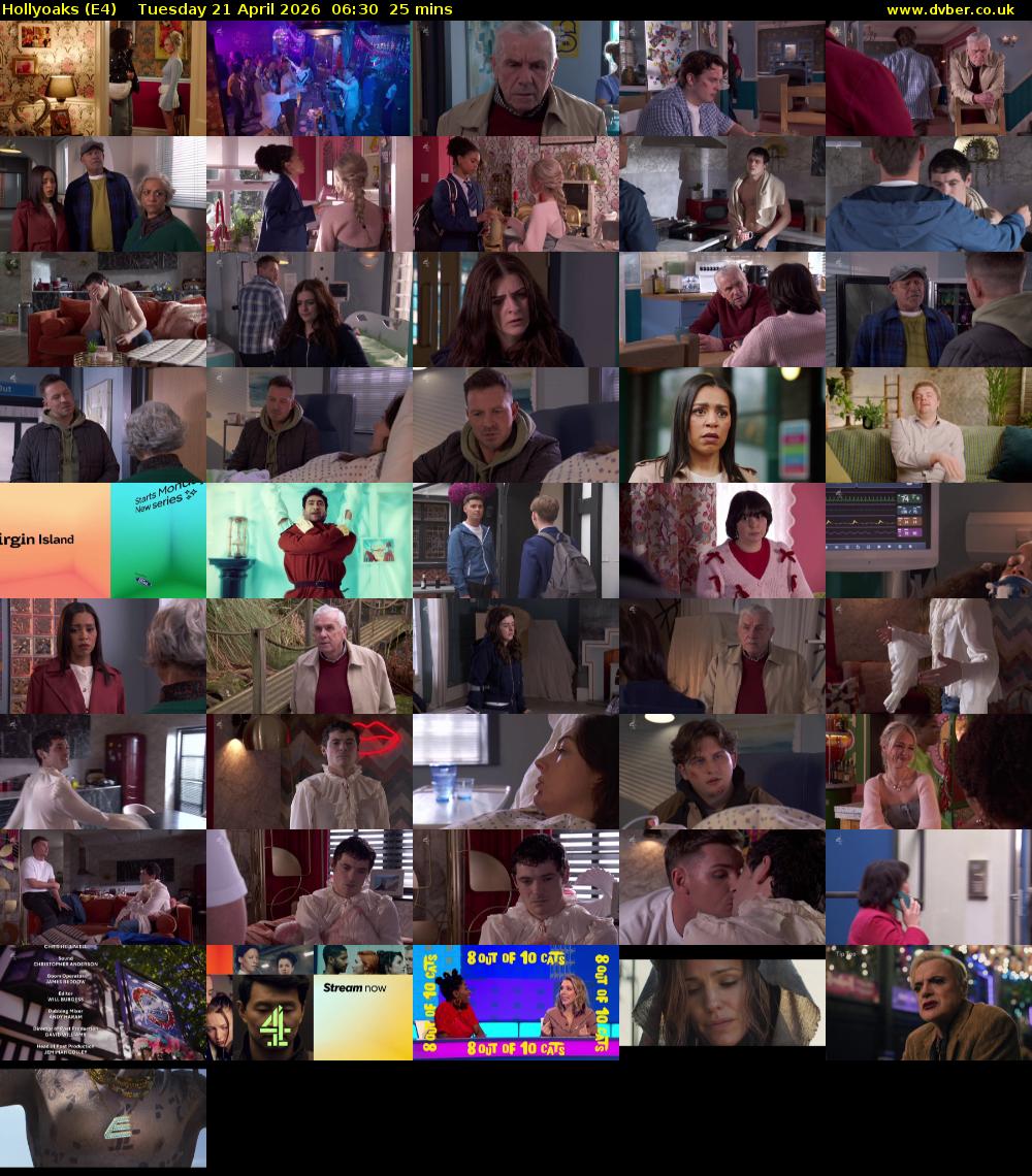 Hollyoaks (E4) Tuesday 21 April 2026 06:30 - 06:55