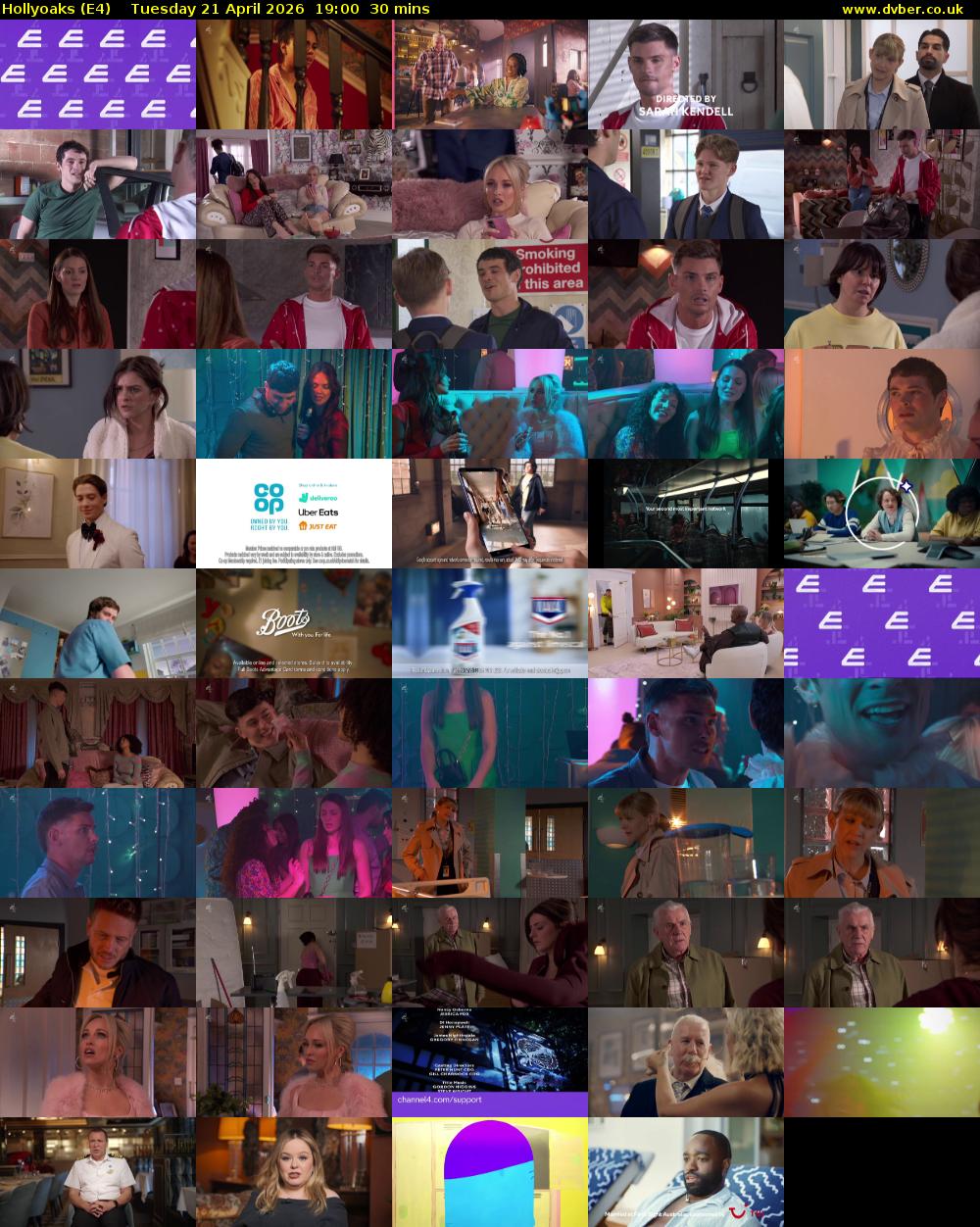 Hollyoaks (E4) Tuesday 21 April 2026 19:00 - 19:30