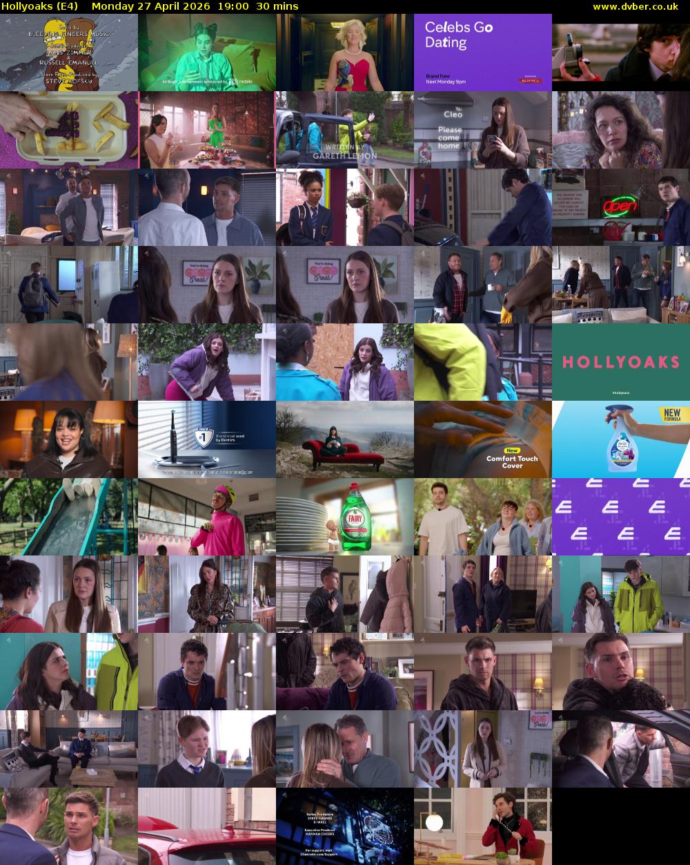 Hollyoaks (E4) Monday 27 April 2026 19:00 - 19:30