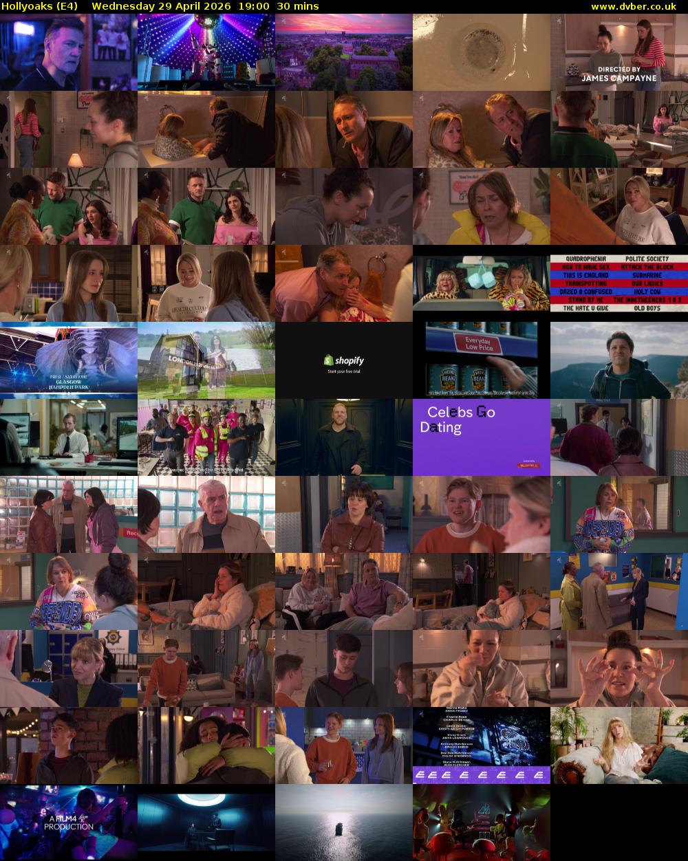 Hollyoaks (E4) Wednesday 29 April 2026 19:00 - 19:30