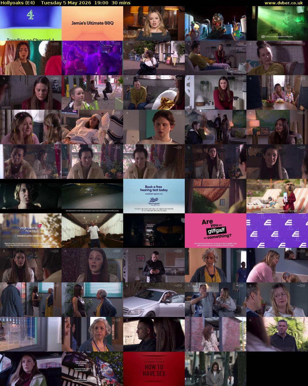 Hollyoaks (E4) Tuesday 5 May 2026 19:00 - 19:30